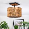 Cando Taklampa Naturfärger, Svart, 1-ljuskällor
