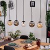 Gastor Pendellampa, kullampa, Pendelbelysning Amber, Klart, Rökfärger, 5-ljuskällor