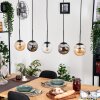 Gastor Pendellampa, kullampa, Pendelbelysning Amber, Klart, Rökfärger, 5-ljuskällor