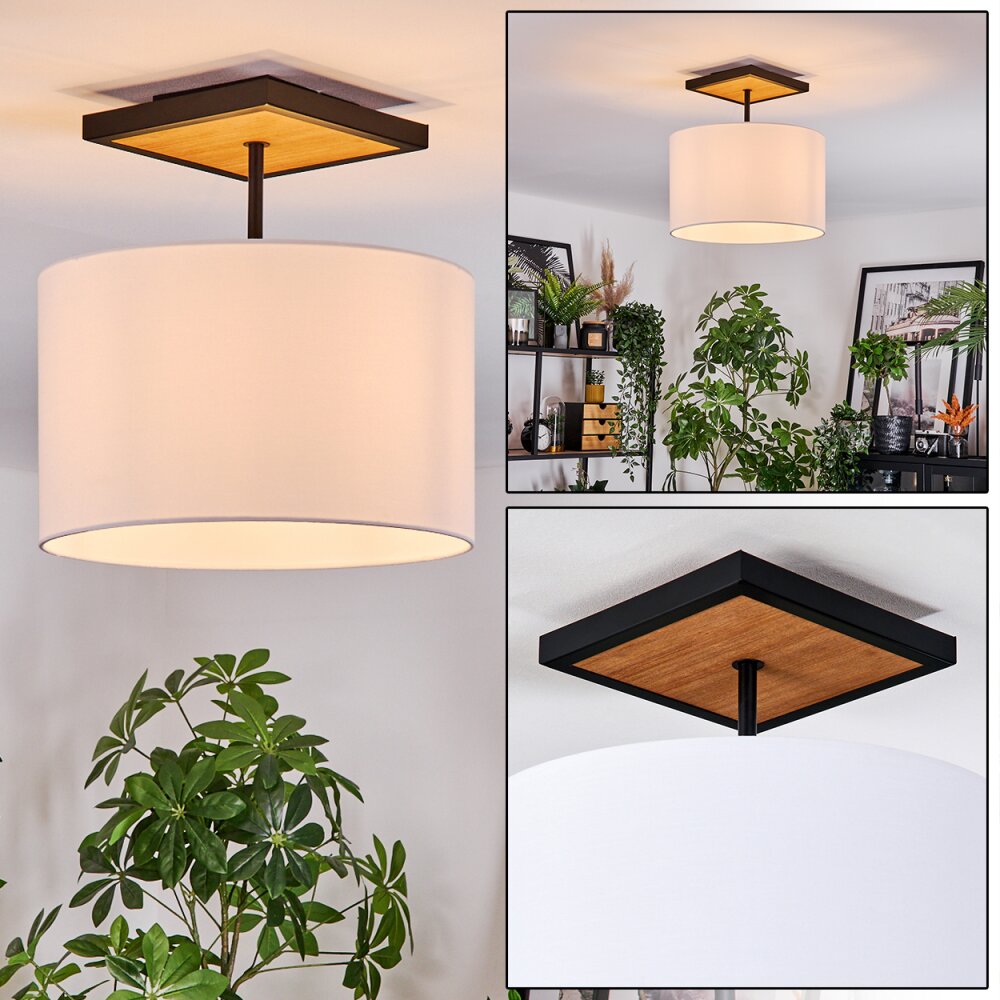 Bassagoda Taklampa Naturfärger, Svart, 1-ljuskällor main product photo