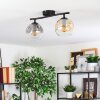 Ripoll Taklampa, kullampa Amber, Klart, Rökfärger, 2-ljuskällor