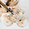 Koyoto Taklampa, kullampa 85 cm Guld, Svart, 8-ljuskällor
