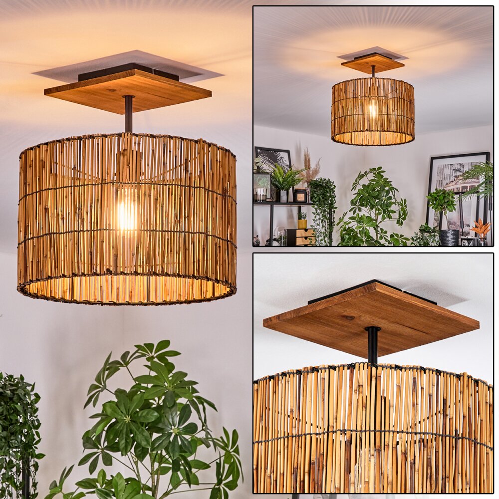 Cando Taklampa Naturfärger, Svart, 1-ljuskällor main product photo