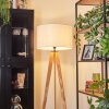 Flemming Golvlampa Naturfärger, Svart, 1-ljuskällor