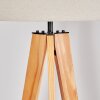 Flemming Golvlampa Naturfärger, Svart, 1-ljuskällor