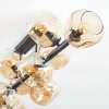Ripoll Taklampa, kullampa Amber, 10-ljuskällor