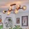 Koyoto Taklampa, kullampa Amber, Klart, Rökfärger, 10-ljuskällor