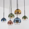 Koyoto Pendellampa, kullampa, Pendelbelysning Blå, Guld, Grön, Klart, Kopparfärg, 6-ljuskällor