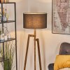 Flemming Golvlampa Naturfärger, Svart, 1-ljuskällor