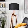 Flemming Golvlampa Naturfärger, Svart, 1-ljuskällor