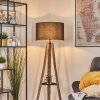 Flemming Golvlampa Naturfärger, Svart, 1-ljuskällor