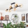 Koyoto Taklampa, kullampa Amber, Klart, 10-ljuskällor