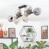 Ripoll Taklampa, kullampa Amber, Klart, Rökfärger, 10-ljuskällor