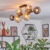 Ripoll Taklampa, kullampa Amber, Klart, Rökfärger, 10-ljuskällor