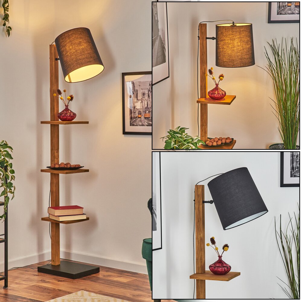 Venor Golvlampa Mörkbrun, Naturfärger, Svart, 1-ljuskällor main product photo