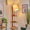 Venor Golvlampa Mörkbrun, Naturfärger, Svart, 1-ljuskällor