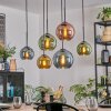 Koyoto Pendellampa, kullampa, Pendelbelysning Blå, Guld, Grön, Kopparfärg, 6-ljuskällor