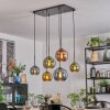 Koyoto Pendellampa, kullampa, Pendelbelysning Blå, Guld, Grön, Kopparfärg, 6-ljuskällor