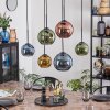 Koyoto Pendellampa, kullampa, Pendelbelysning Blå, Guld, Grön, Kopparfärg, 6-ljuskällor
