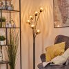 Koyoto Golvlampa 40 cm Amber, Klart, 6-ljuskällor