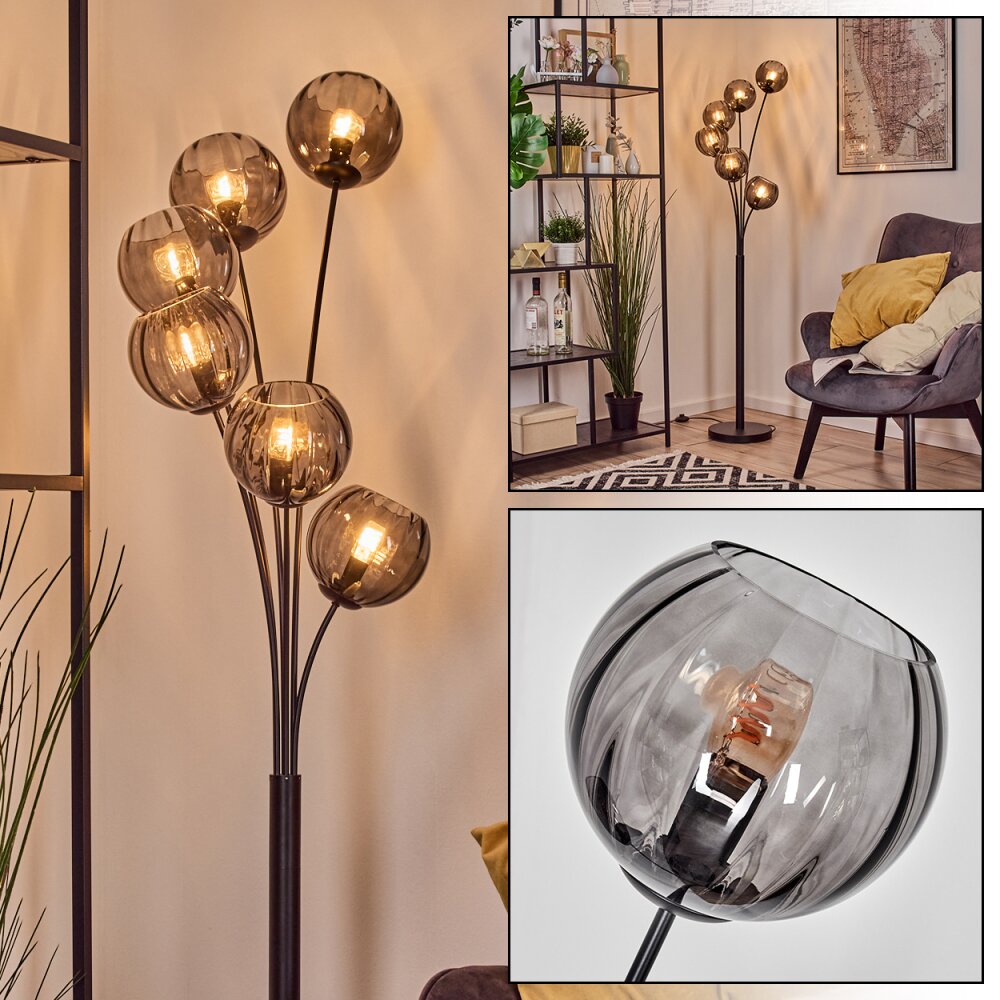 Koyoto Golvlampa 40 cm Rökfärger, 6-ljuskällor main product photo