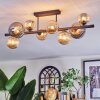 Chehalis Taklampa, kullampa Amber, Rökfärger, 8-ljuskällor