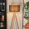 Flemming Golvlampa Naturfärger, Svart, 1-ljuskällor