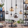 Koyoto Pendellampa, kullampa, Pendelbelysning Amber, Krom, Klart, Rökfärger, 6-ljuskällor