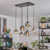 Koyoto Pendellampa, kullampa, Pendelbelysning Klart, Rökfärger, 6-ljuskällor