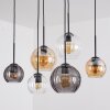 Koyoto Pendellampa, kullampa, Pendelbelysning Amber, Klart, Rökfärger, 6-ljuskällor