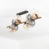 Koyoto Taklampa, kullampa Guld, Svart, 8-ljuskällor
