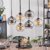 Koyoto Pendellampa, kullampa, Pendelbelysning Amber, Klart, Rökfärger, 6-ljuskällor