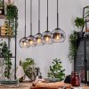 Koyoto Pendellampa, kullampa, Pendelbelysning Naturfärger, Svart, 5-ljuskällor