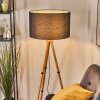 Flemming Golvlampa Naturfärger, Svart, 1-ljuskällor