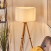 Flemming Golvlampa Naturfärger, Svart, 1-ljuskällor