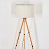 Flemming Golvlampa Naturfärger, Svart, 1-ljuskällor