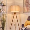 Flemming Golvlampa Naturfärger, Svart, 1-ljuskällor