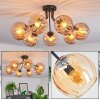 Koyoto Taklampa, kullampa Amber, 7-ljuskällor