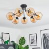 Koyoto Taklampa, kullampa Amber, 7-ljuskällor