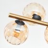 Koyoto Taklampa, kullampa Guld, Svart, 8-ljuskällor