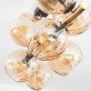 Koyoto Taklampa, kullampa Guld, Svart, 8-ljuskällor