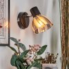 Saire Vägglampa, Väggspotlight Krom, Svart, 1-ljuskällor
