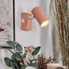 Javel Vägglampa, Väggspotlight Rosa, Vit, 1-ljuskällor