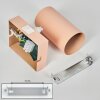 Javel Vägglampa, Väggspotlight Rosa, Vit, 1-ljuskällor