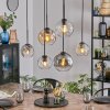 Koyoto Pendellampa, kullampa, Pendelbelysning Amber, Klart, Rökfärger, 6-ljuskällor