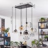 Koyoto Pendellampa, kullampa, Pendelbelysning Amber, Klart, Rökfärger, 6-ljuskällor