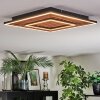 Meron Taklampa LED träoptik, Svart, 1-ljuskällor