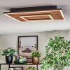 Meron Taklampa LED träoptik, Svart, 1-ljuskällor