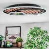 Meron Taklampa LED träoptik, Svart, 1-ljuskällor