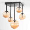 Chehalis Taklampa, kullampa Amber, 5-ljuskällor
